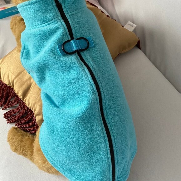 Blue Fleece Zip Up Jacket - Picture 2 of 6